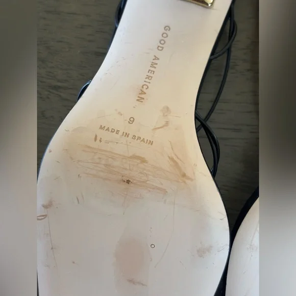 Good American Black Lace-Up Heels - Picture 9 of 9